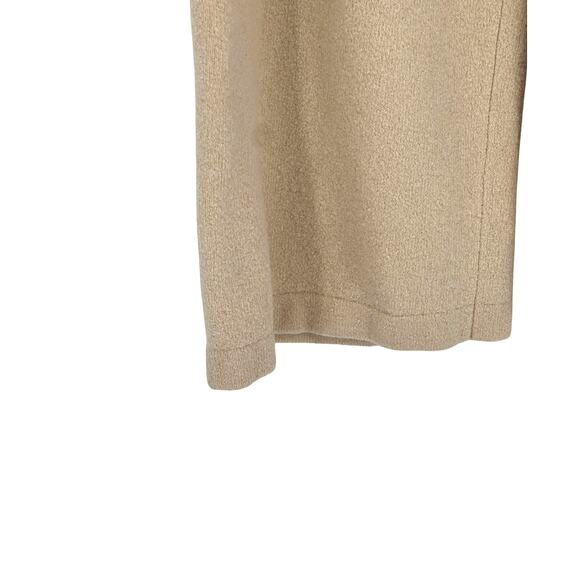 Vince Wool Blend Wide Leg Pants Cropped Oatmeal Beige Cozy Comfy Stretch… - Picture 7 of 13